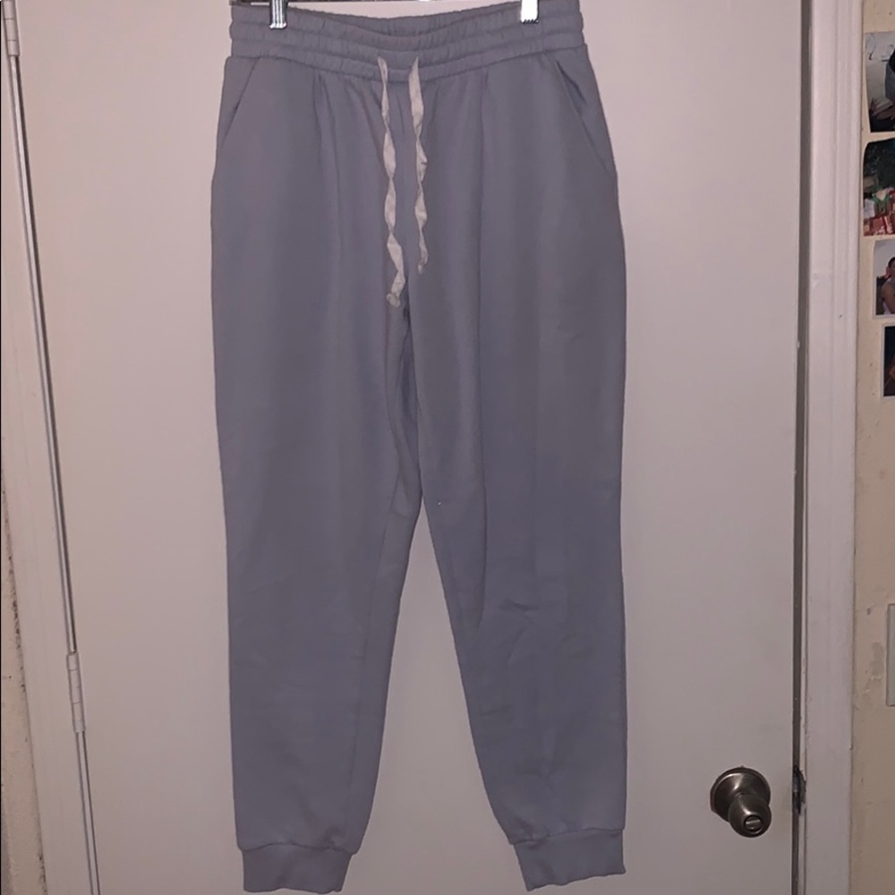 Light blue sweatpants